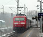 DB 120 115-1, Schleswig, 10.02.2012