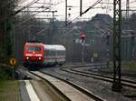 DB 120 113-6 mit Ersatz Zug Schleswig 27.11.15