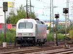 Seit der HU wieder unterwegs ist die seit neustem ja PCW 8 genannte Lok(127 001-6/ES 64 P-001). Hier konnte ich sie bei der Durchfahrt in Koblenz-Lützel fotografieren. 29.09.12