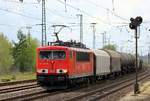 DB 155 243-9 mit Güterzug aufgenommen in Buchholz i.d Nordheide.