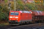DB 185 165-8(Unt/LDX/08.02.12)mit Kalkzug aufgenommen in HH-Harburg 26.10.2013