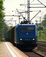 AlphaTrains/TXL 185 518-8 mit dem über 600 min verspäteten DGS 95220 aus Lehrte auf dem Weg nach Padborg/DK. 22.05.2014