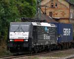 ERS Railways 189 097-9/ES 64 F4-997 mit Containerzug aufgenommen in Kaub/Rhein.