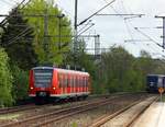 Ein Fahrzeug der S-Bahn Hannover im Norden? Ja...gestern war der 0424/0434 006/506  Neustadt am Rübenberge  auf Werkstatt-Probefahrt(REV/AN X/..04.15) zwischen Neumünster und Flensburg als
