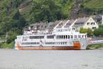 Fluss-Kreuzfahrtschiff MS Bellriva bei Kaub 14.09.2013