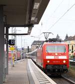 DB 120 114-4 mit IC 119 nach Innsbruck Einfahrt Koblenz Hbf. 16.09.2013