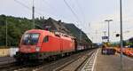 br-1016/824767/oebb-1016-007-sunny-boy-mit ÖBB 1016 007 'Sunny Boy' mit dem 'RED Bull Express' Rheinbrohl 12.09.2023