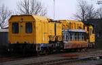 alle-die-es-gibt/563655/schwedischer-gleisstaubsauger-typ-ra-2-der Schwedischer Gleisstaubsauger Typ RA 2 der Firma RailCare(9974 9214 004-8) abgestellt im Pbf Padborg. 27.02.2014
