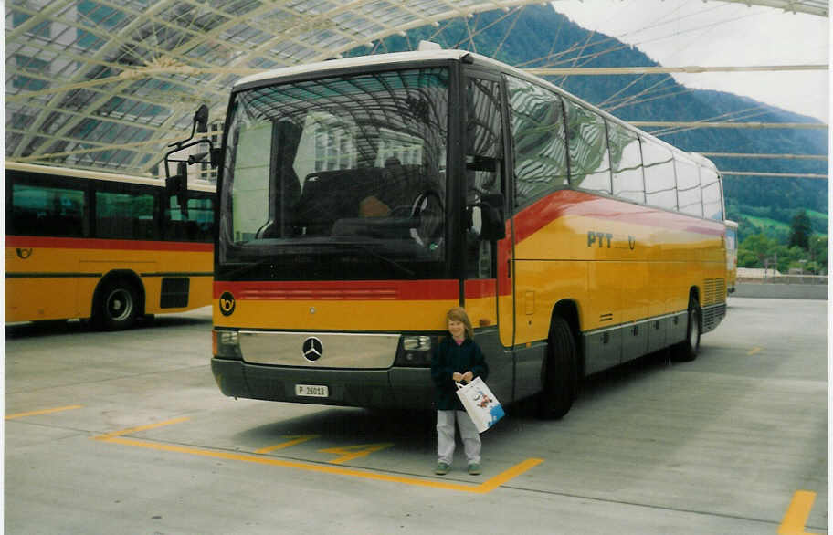 (014'234) - PTT-Regie - P 26'013 - Mercedes am 2. Juli 1996 in Chur, Postautostation