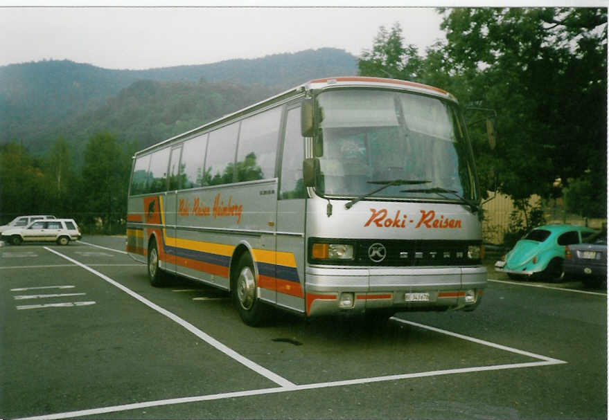 (019'329) - Roki, Heimberg - BE 343'678 - Setra (ex Dysli, Bern) am 12. September 1997 in Thun, Seestrasse