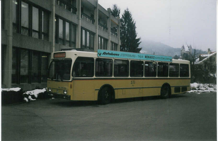 (021'435) - STI Thun - Nr. 54/BE 396'554 - Saurer/R&J am 28. Januar 1998 in Thun, Garage