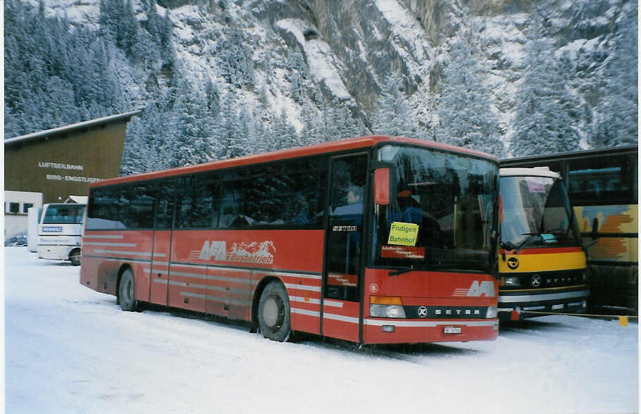 (029'111) - AFA Adelboden - Nr. 6/BE 26'706 - Setra am 12. Januar 1999 in Adelboden, Unter dem Birg