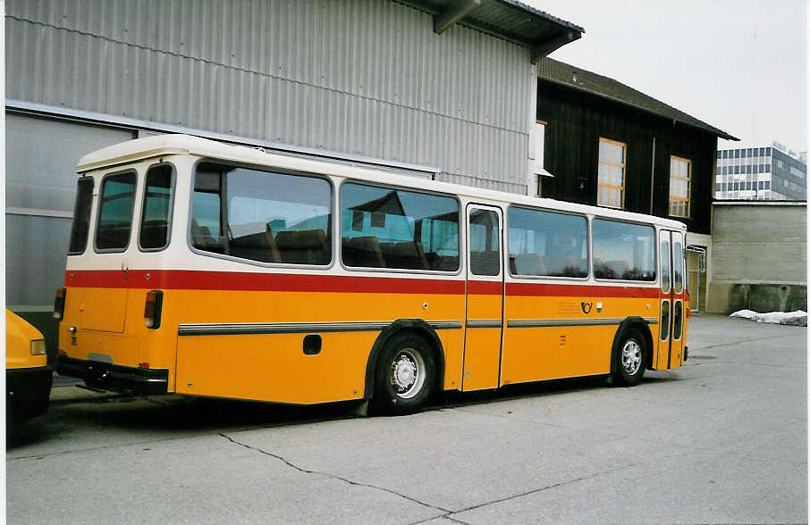 (029'811) - PTT-Regie - P 24'239 - Saurer/Tscher am 1. Mrz 1999 in Bern, Automobilwerksttte