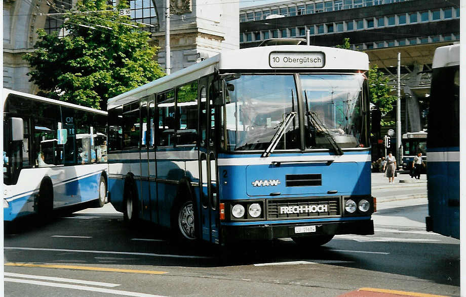 (034'905) - Bucheli, Kriens - Nr. 2/LU 15'684 - NAW/FHS am 26. Juli 1999 beim Bahnhof Luzern