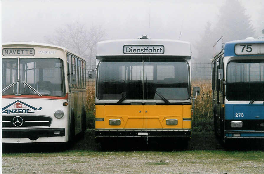 (037'423) - VBSH Schaffhausen - Nr. 36 - Saurer/Hess (ex Nr. 5) am 30. Oktober 1999 in Herzogenbuchsee, Heiniger