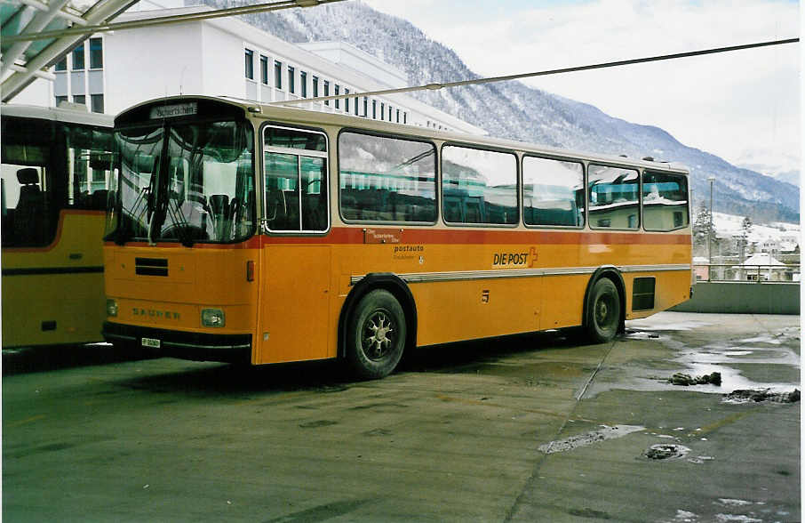 (038'428) - PTT-Regie - P 24'360 - Saurer/R&J am 1. Januar 2000 in Chur, Postautostation