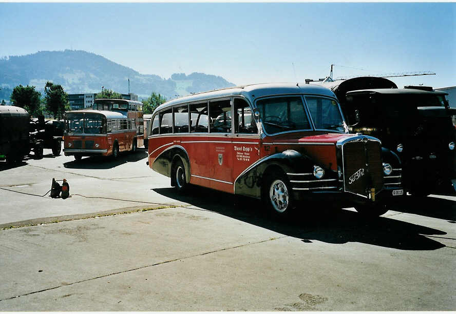 (041'008) - Wespe, Altsttten - Nr. 12/SG 181'135 - FBW/R&J (ex AFA Adelboden Nr. 12) am 18. Juni 2000 in Hinwil, AMP