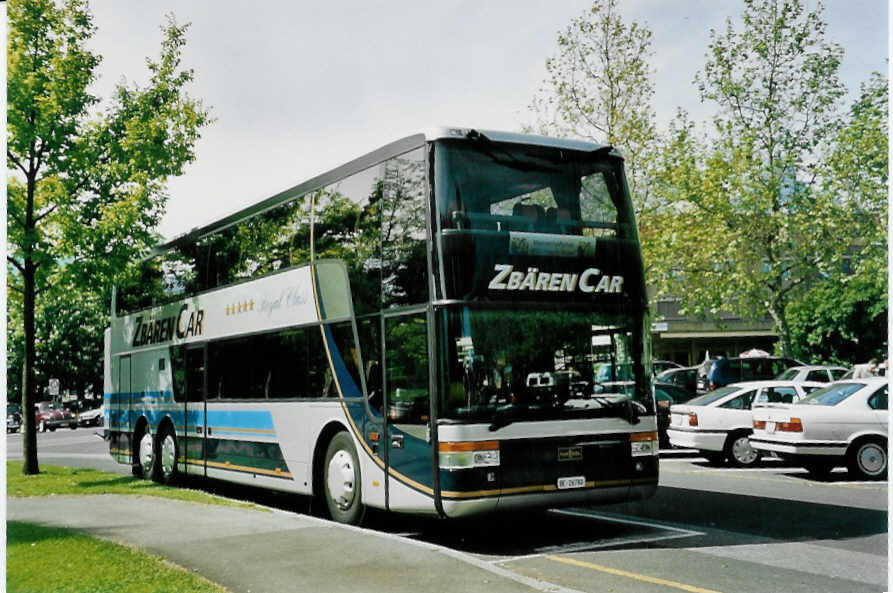 (046'727) - Zbren, Konolfingen - BE 26'780 - Van Hool am 20. Mai 2001 in Thun, Lachen