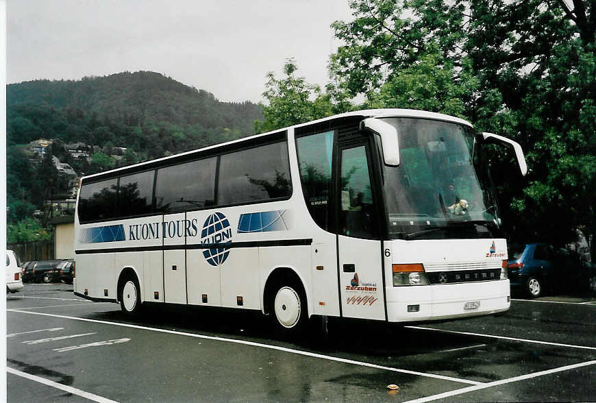 (047'930) - Zerzuben, Visp-Eyholz - Nr. 6/VS 109'423 - Setra am 13. Juli 2001 in Thun, Seestrasse