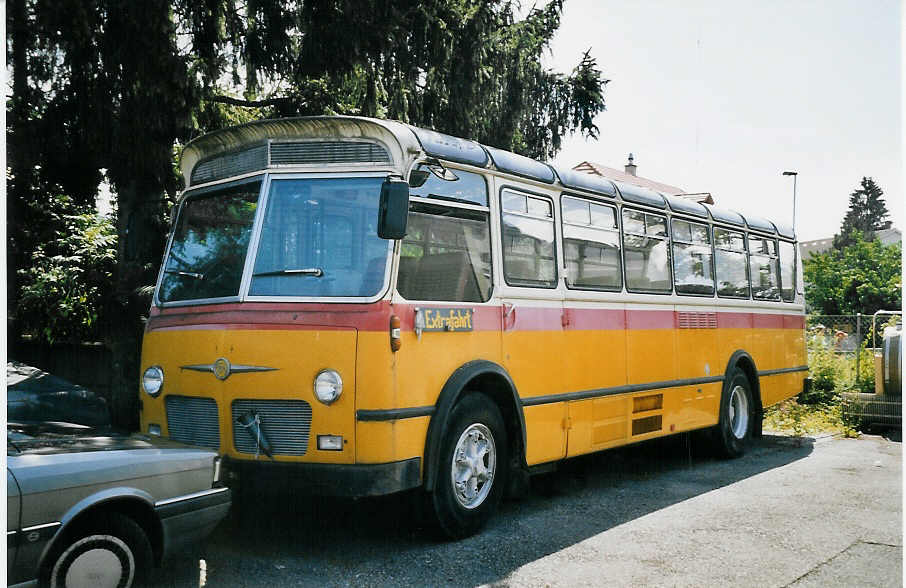 (061'315) - Brunner, Thun - FBW/Hess (ex Bischofberger, Heerbrugg; ex P 24'164) am 7. Juli 2003 in Thun-Lerchenfeld, Garage