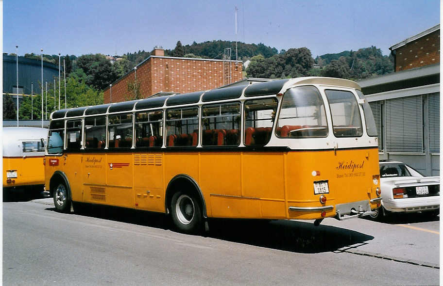 (061'521) - Stebler, Basel - BS 1815 - Saurer/FHS (ex Reber, Basel; ex Eggenberger, Mriken; ex Ott, Wetzikon; ex OPC Ennetbrgen Nr. 3; ex AVG Grindelwald; ex P 24'143) am 13. Juli 2003 in Luzern, Verkehrshaus