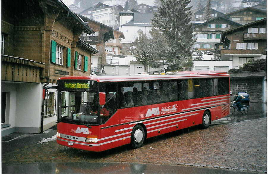 (064'724) - AFA Adelboden - Nr. 6/BE 26'706 - Setra am 21. Dezember 2003 beim Autobahnhof Adelboden