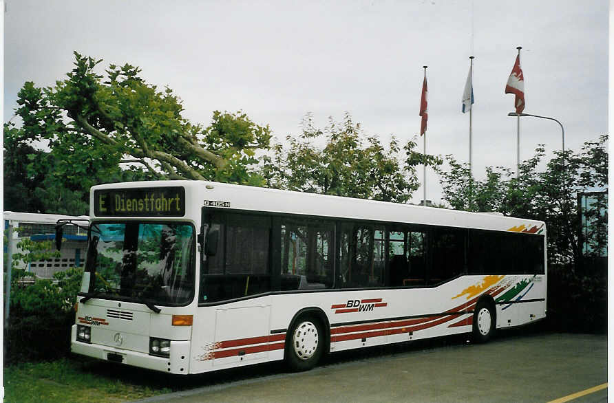 (068'418) - BDWM Bremgarten - Mercedes am 19. Juni 2004 in Kloten, EvoBus