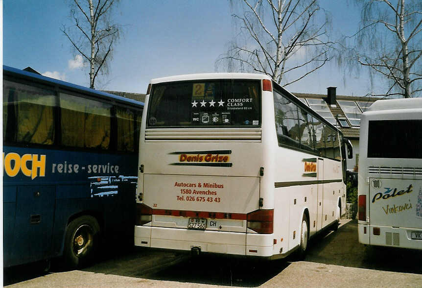 (068'922) - Aus der Schweiz: Grize, Avenches - Nr. 22/VD 527'560 - Setra am 6. Juli 2004 in Rust, Europapark