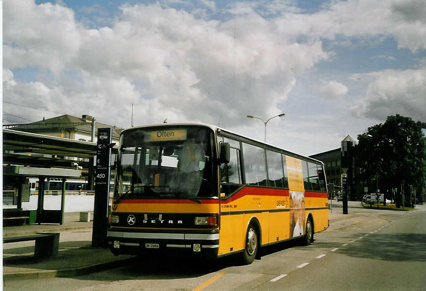 (069'314) - Wyss, Boningen - SO 21'616 - Setra am 10. Juli 2004 beim Bahnhof Olten