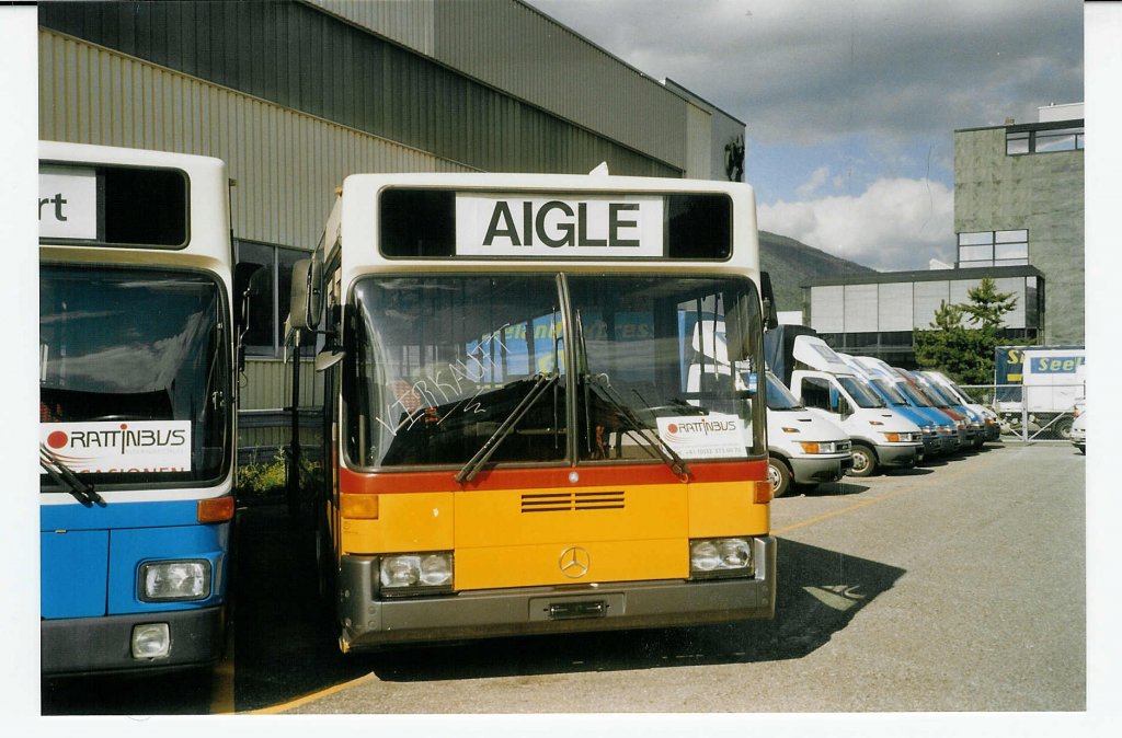 (070'608) - TPC Aigle - Mercedes (ex P 25'199; ex Perrodin-Mtral, Le Chble; ex P 25'269) am 28. August 2004 in Biel, Rattinbus