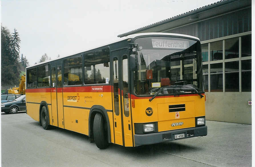 (072'503) - Burri, Teuffenthal - BE 60'582 - NAW/R&J am 31. Oktober 2004 in Teuffenthal, Garage