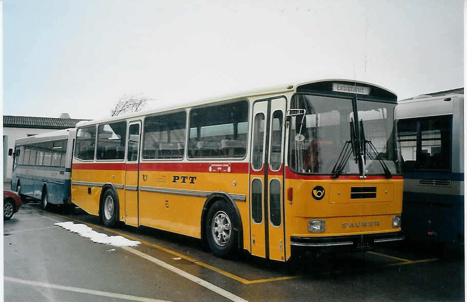 (075'423) - Zimmermann, Niederwangen - Saurer/Tscher (ex P 24'289) am 5. Mrz 2005 in Bellach, Hess