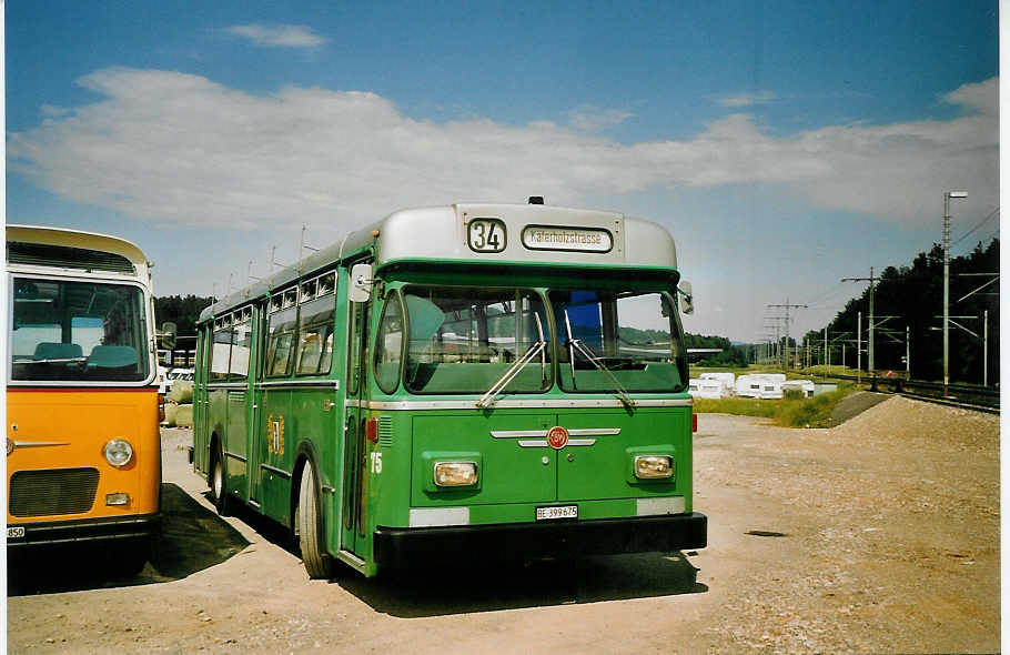 (076'917) - BVB Basel (RWB) - Nr. 75/BE 399'675 - FBW/FHS am 29. Mai 2005 in Hindelbank, Landi