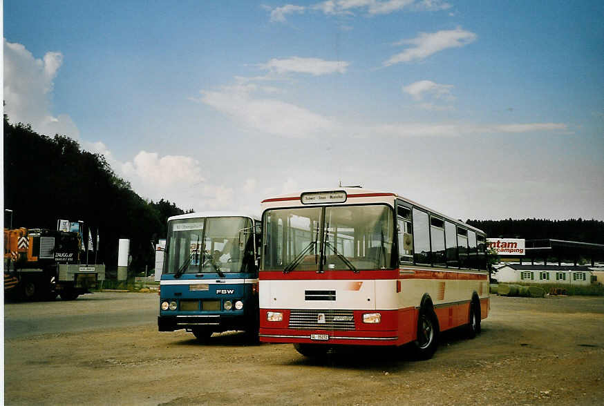 (076'933) - Frey, Opfikon - GL 15'272 - FBW/R&J (ex Tiemann, Oetwil Nr. 20; ex AAGS Schwyz Nr. 20) am 29. Mai 2005 in Hindelbank, Landi