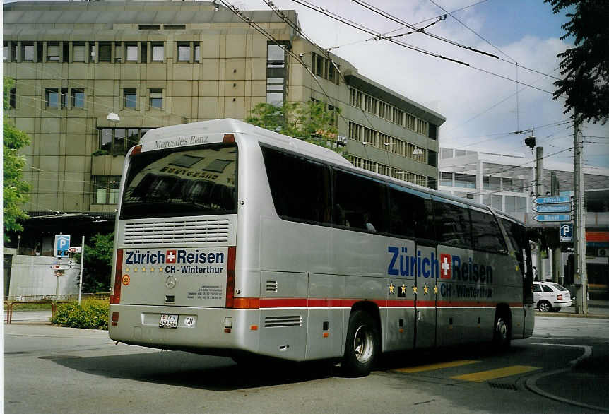 (077'604) - Berati, Winterthur - ZH 456'564 - Mercedes am 18. Juni 2005 beim Hauptbahnhof Winterthur