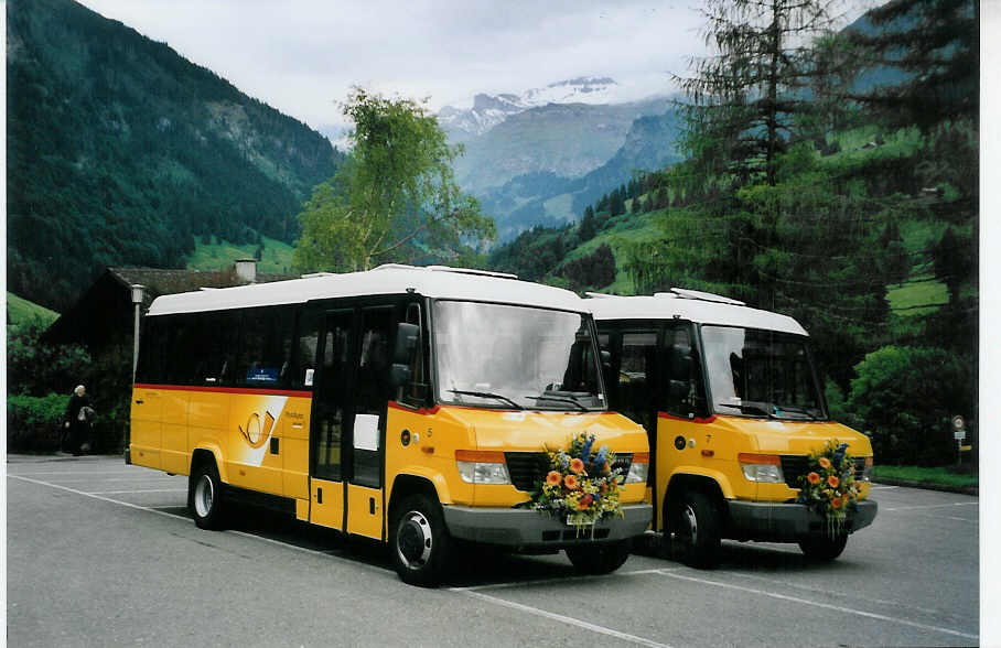 (078'020) - Portenier, Adelboden - Nr. 5/BE 26'860 - Mercedes/Kusters am 25. Juni 2005 in Kiental, Garage