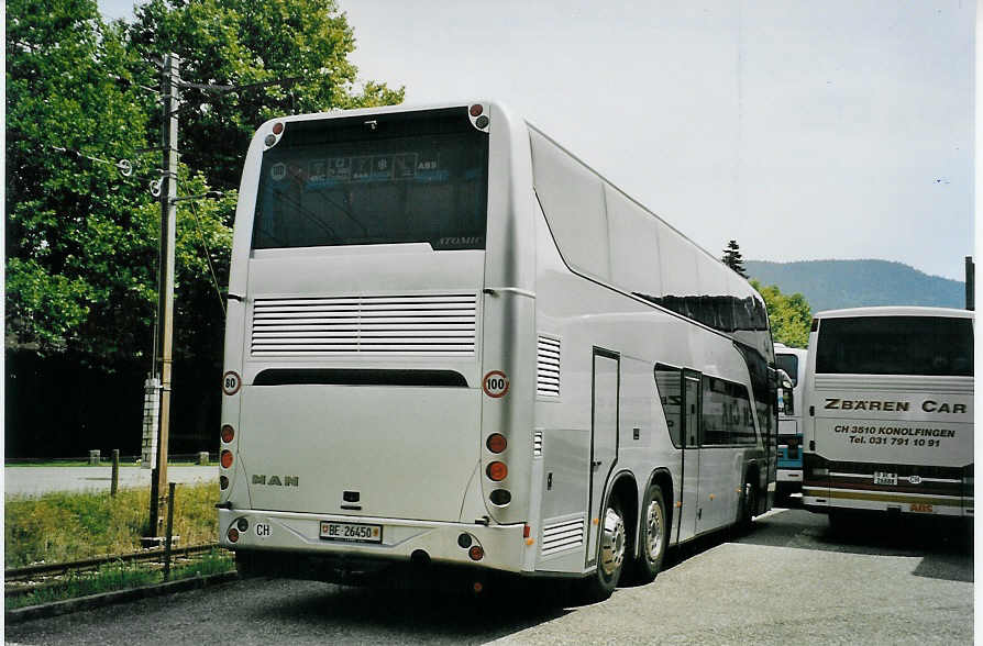 (079'233) - Zbren, Konolfingen - BE 26'450 - MAN/Atomic am 29. Juli 2005 in Konolfingen, Garage