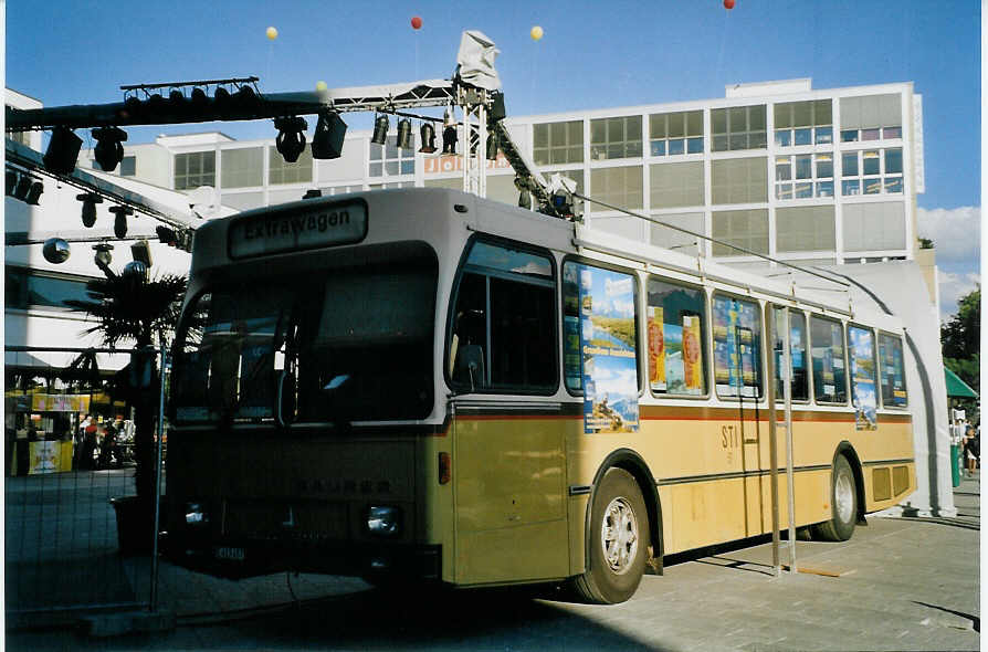 (079'403) - STI Thun - Nr. 57/BE 413'457 - Saurer/R&J am 12. August 2005 in Thun, Aarefeldplatz