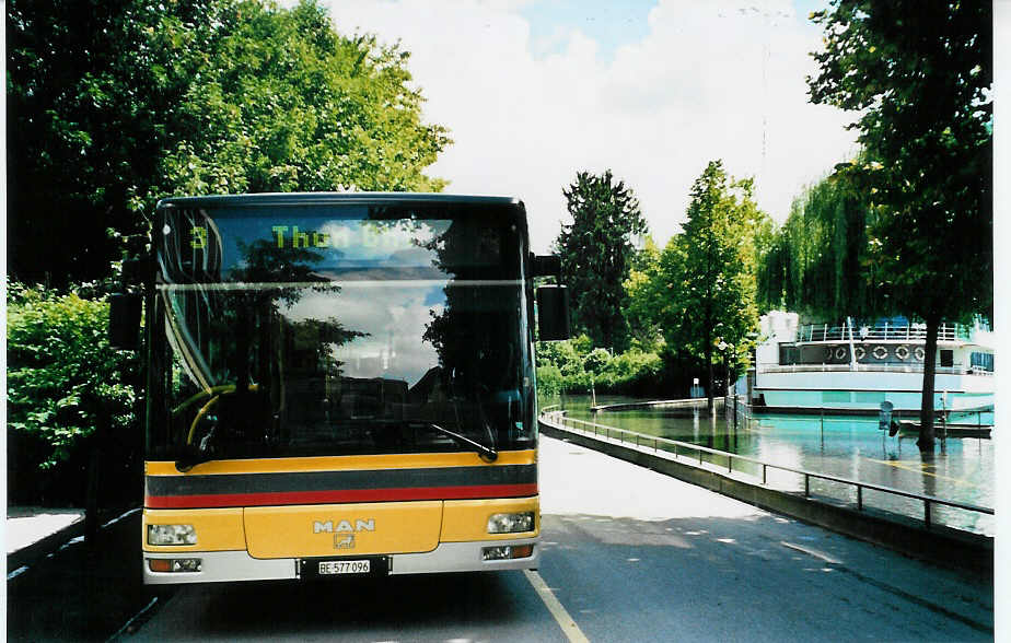 (079'631) - STI Thun - Nr. 96/BE 577'096 - MAN am 24. August 2005 bei der Schifflndte Thun