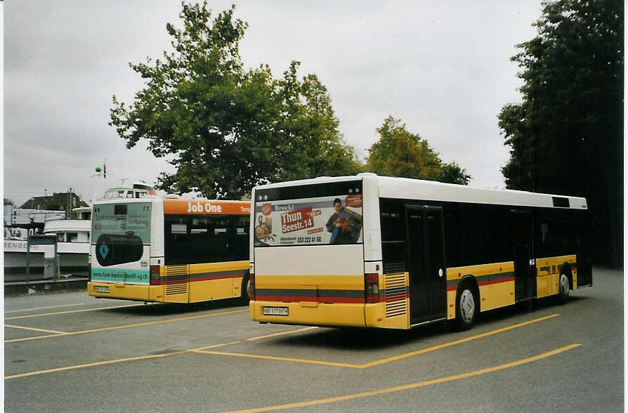 (080'426) - STI Thun - Nr. 97/BE 577'097 - MAN am 18. September 2005 bei der Schifflndte Thun