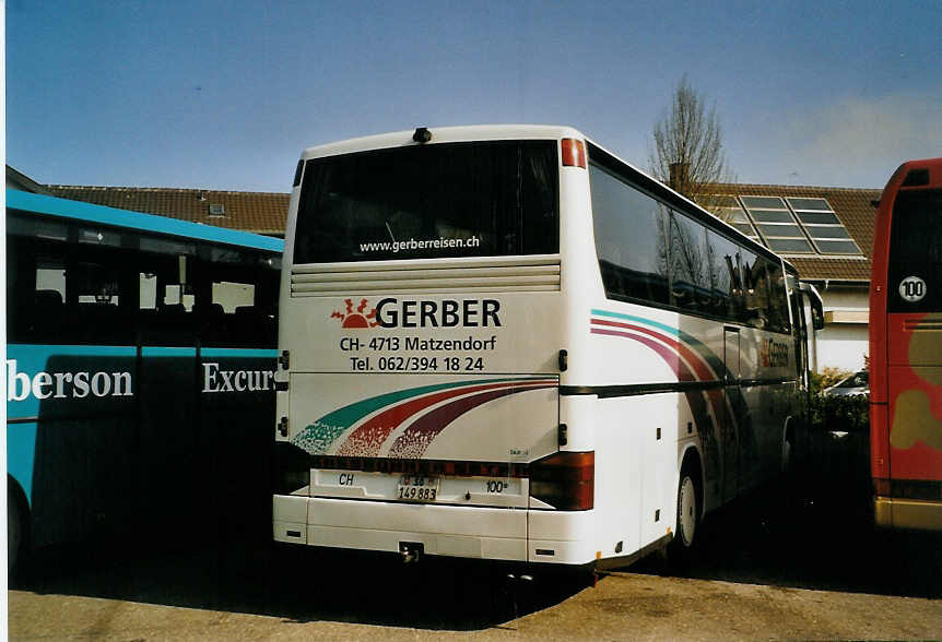 (080'730) - Aus der Schweiz: Gerber, Matzendorf - SO 149'883 - Setra am 17. Oktober 2005 in Rust, Europapark