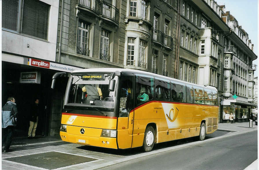 (081'614) - AutoPostale Ticino - Nr. 602/TI 215'197 - Mercedes (ex P 25'232) am 27. November 2005 in Thun, Bahnhofstrasse