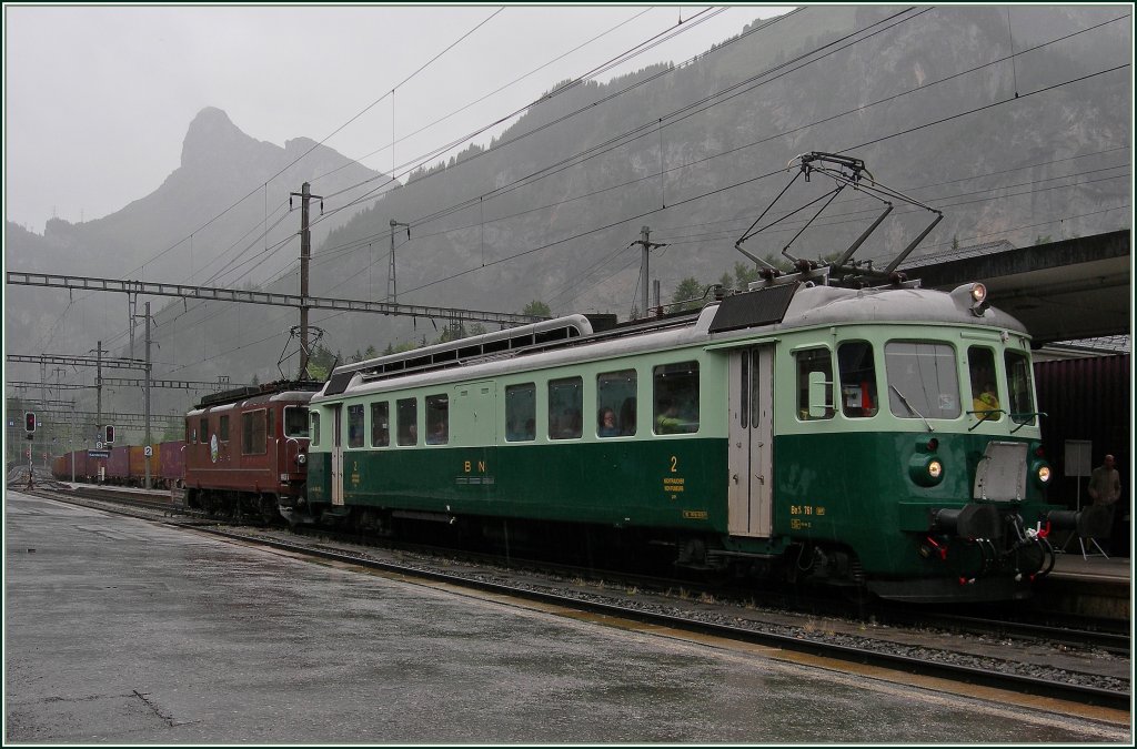 100 Jahre BLS: Be 4/4 und Re 4/4 in Kandersteg.
29. Juni 2013