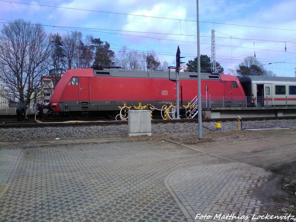 101 010-7 Abgestellt im Bahnhof Ostseebad Binz am 7.4.13