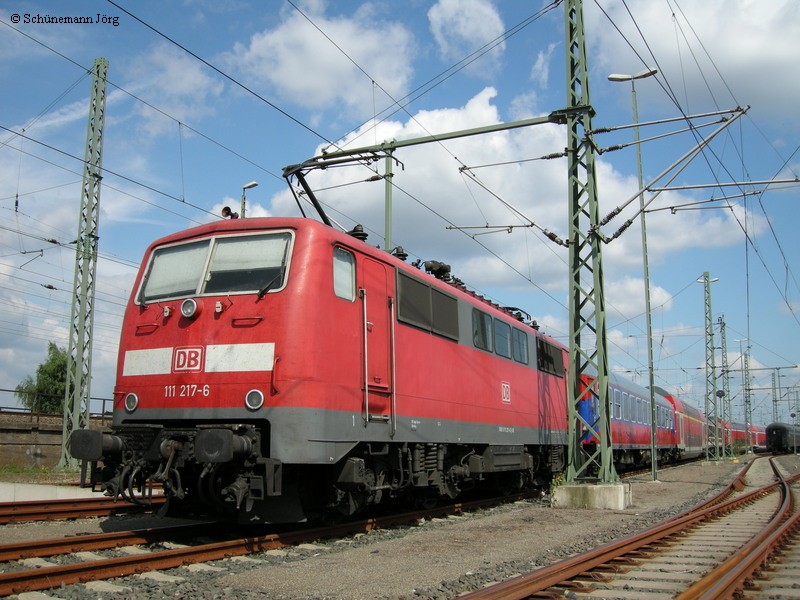 111 217-6 Media Markt Sternfahrt nach Hannover Abstellung Hannover 30.05.2009