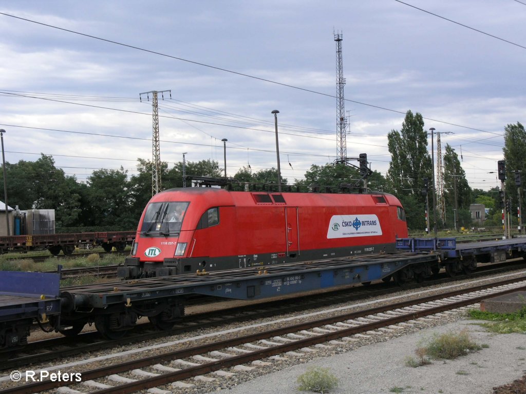 1116 237-7 setzt in Frankfurt/oder um. 19.08.08