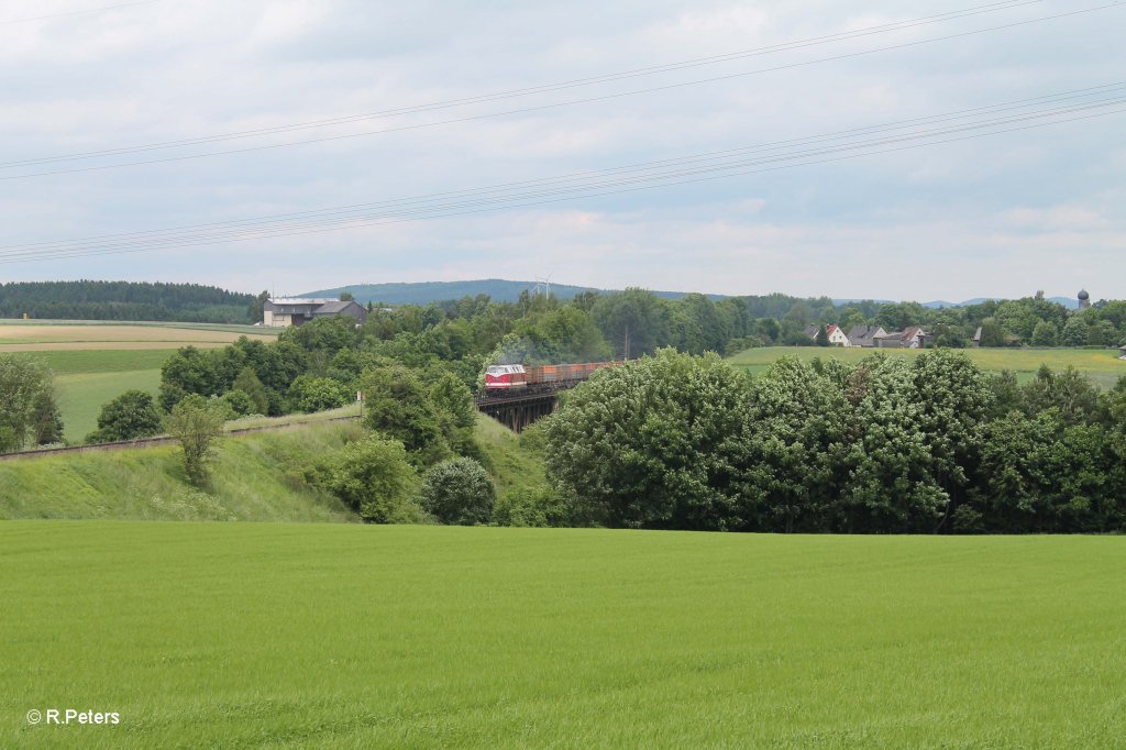 118 770 mit einem Kokszug aus CZ bei Seuen. 15.06.13