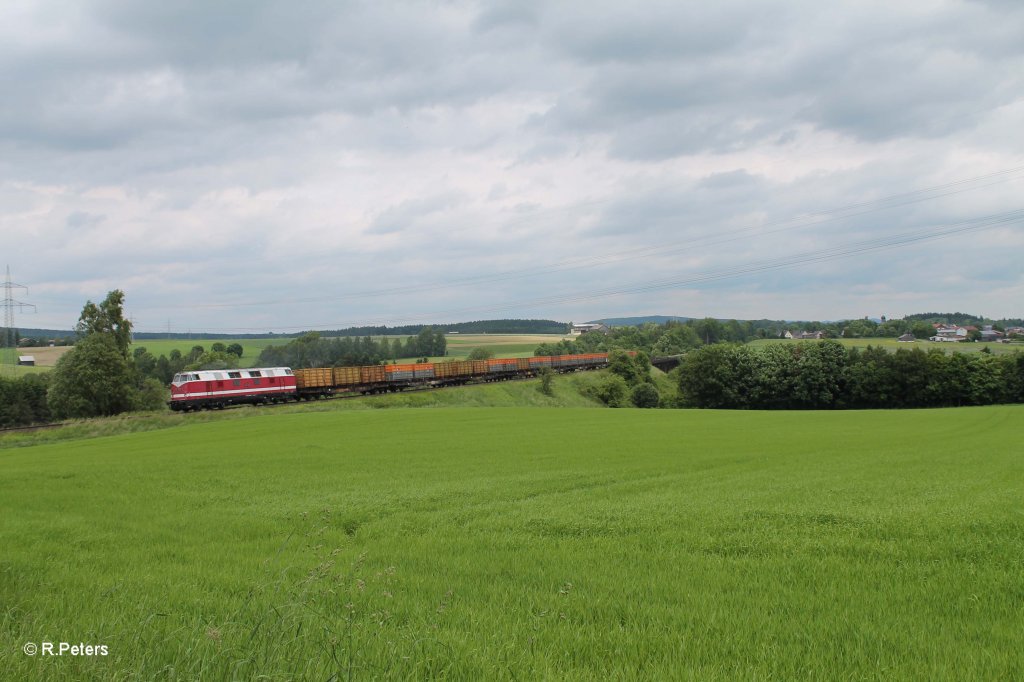 118 770 mit einem Kokszug aus CZ bei Seuen. 15.06.13