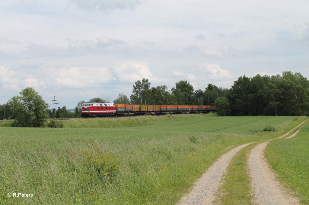 118 770 mit einem Kokszug aus der CZ bei Unterthlau. 15.06.13