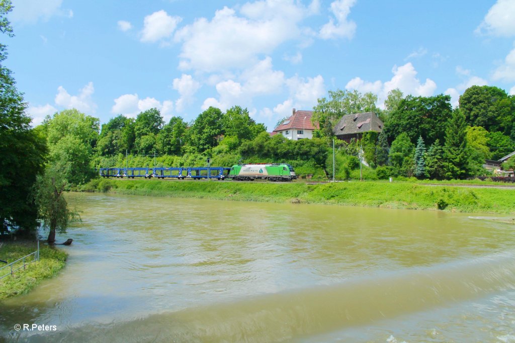 1216 954-8 Hdlmayr mit DGS 90361 Neuss Gbf - Passau Gbf bei Volkmannsdorf. 08.06.13